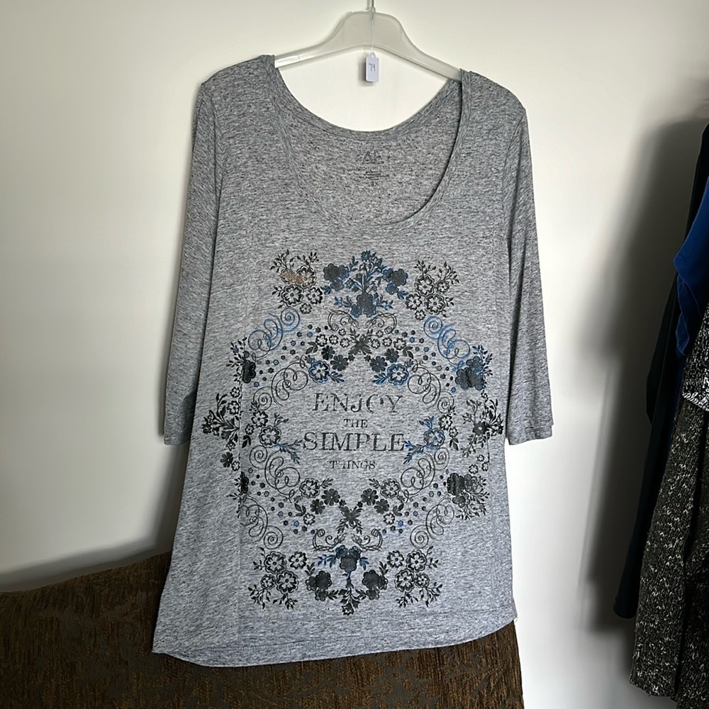 [#74] Grey T-Shirt, Size 3X